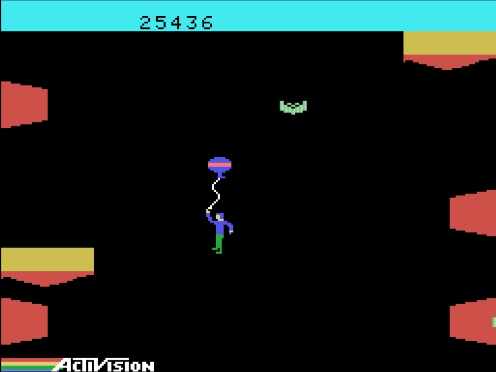 Gameplay of Pitfall II: Lost Caverns for Colecovision